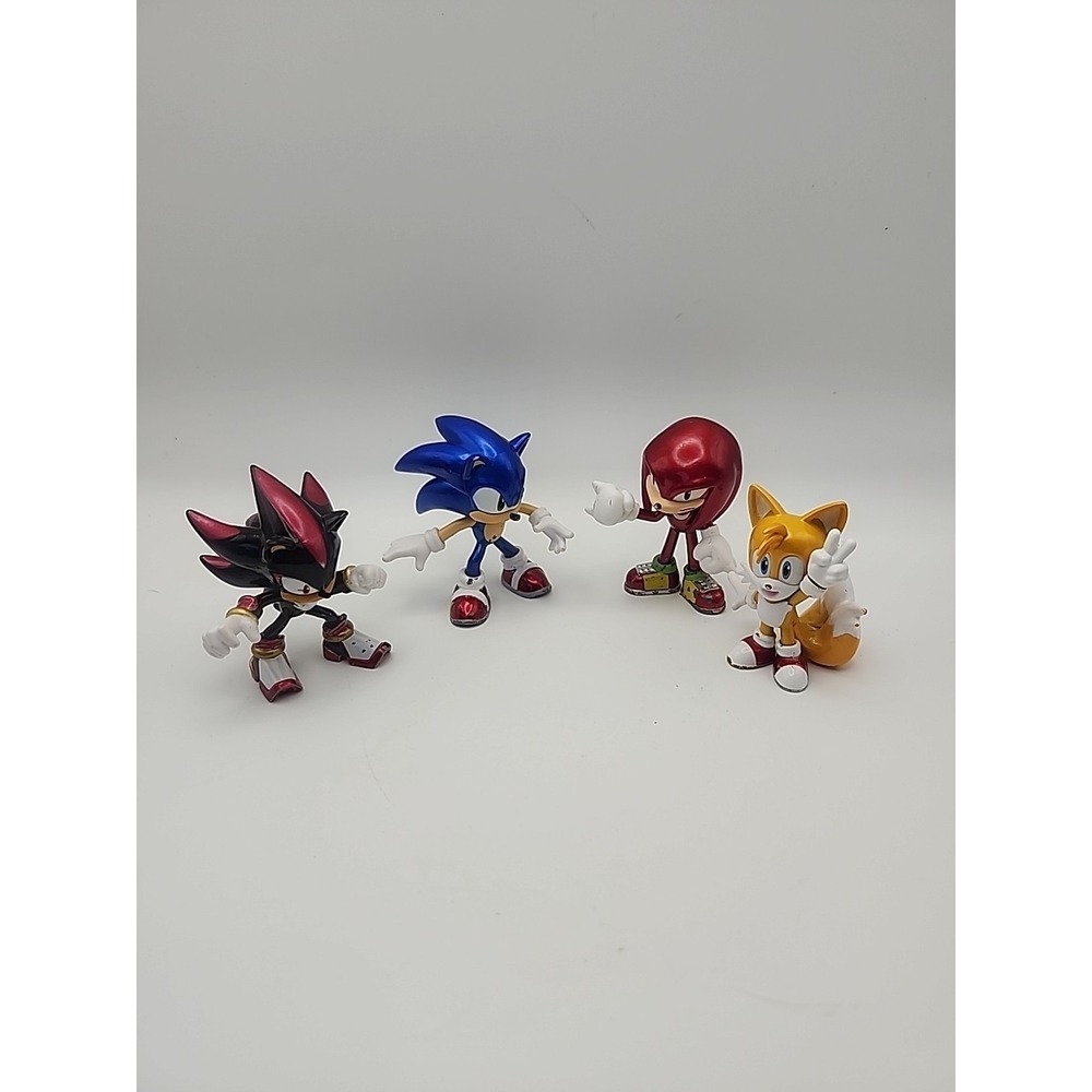 Jada Toys SONIC HEDGEHOG Metalfigs Diecast 4-Pack 2.5" Figures Tails Shadow